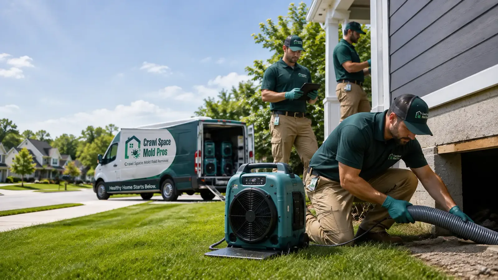 Crawl Space Mold Removal in Weirton, WV